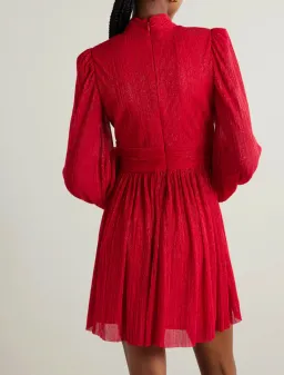 Rebecca Vallance Samantha mini dress red size 14 for rent on The Volte - image 2