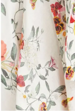 Zimmerman Pleated Linen Mini Wrap Dress Floral Print Size 1 / AU 10 for rent on The Volte - image 4