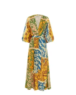 Alemais Archie Wrap Dress Multi Size AU 14 for rent on The Volte - image 3