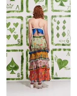 Alemais Players Tiered Skirt Multi Size AU 16 for rent on The Volte - image 4