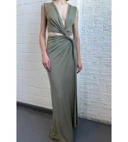 Sid Neigum Triple Loop Dress Pistachio Size 6 for rent on The Volte - image 1