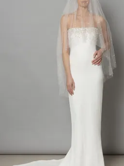 Galia Lahav Eve Slim-fitted Wedding Dress  Ivory  Size 6  for rent on The Volte - image 6