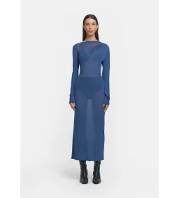 Viktoria and Woods Lovestruck Midi Dress in Blue Size 1/AU 8 for rent on The Volte - image 1