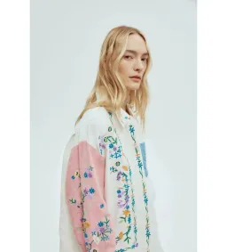 Alemais Willa Embroidered Shirt and Short Set Multi Floral Size 16 for rent on The Volte - image 5