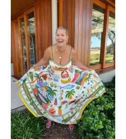 Alemais Paradiso Sundress Print Size 12  for rent on The Volte - image 5