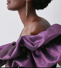 Karen Millen Jacquard Dress Black Size 10 for rent on The Volte - image 3