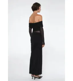 Benni Yasmin Maxi Dress Black Size 10 for rent on The Volte - image 3