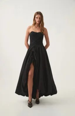 AJE   Spatial Maxi Dress   Black   Size 10 for rent on The Volte - image 4