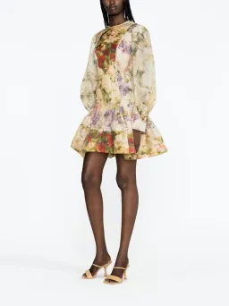 Zimmermann Sensory Flip Dress Mini Dress Floral Size 1 / AU 10 for rent on The Volte - image 2