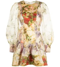 Zimmermann Sensory Flip Dress Mini Dress Floral Size 1 / AU 10 for rent on The Volte - image 1