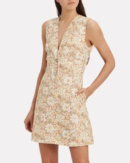 Zimmermann Zippy Lace Mini Dress Floral Size 1/Au 10  for rent on The Volte - image 2