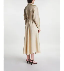 Zimmermann Natura Draped Shirt Dress Size AU 8 for rent on The Volte - image 3