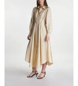 Zimmermann Natura Draped Shirt Dress Size AU 8 for rent on The Volte - image 2