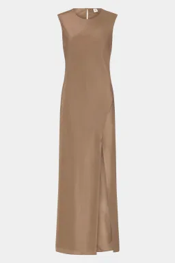 Sir Avellino Cascade Dress in Chocolate Fiore AU12 for rent on The Volte - image 5