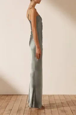 Shona Joy La Lune Ruched Maxi Dress Size 12 for rent on The Volte - image 3
