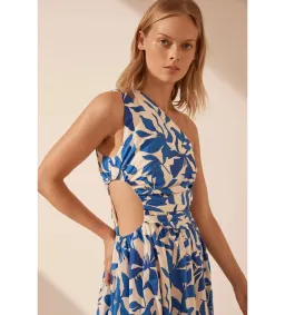 Shona Joy Bleue Asymmetrical Cut Out Maxi Dress Size AU 10 for rent on The Volte - image 6