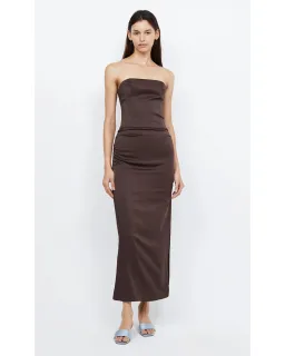 Bec & Bridge Jones Strapless Maxi Dress Cocoa Size AU 10  for rent on The Volte - image 1
