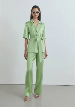 Viktoria and Woods Chorus Shirt & Pilot Pants Set Tarragon Size 1 (AU 8) for rent on The Volte - image 1