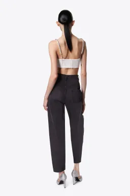 Area Crystal Slit Jeans Black Size 26 / AU 8 for rent on The Volte - image 2