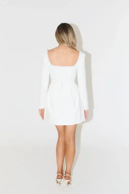 Odd Muse Ultimate Muse Pearl Mini Dress White Size 12 for rent on The Volte - image 2