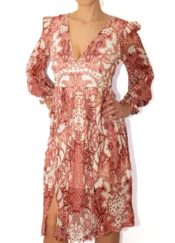 Thurley Charmed Midi Dress Print Size 10 for rent on The Volte - image 4