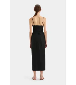 Sir The Label Noemi Balconette Midi Dress Black Size AU 10 for rent on The Volte - image 5