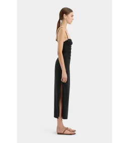 Sir The Label Noemi Balconette Midi Dress Black Size AU 10 for rent on The Volte - image 4