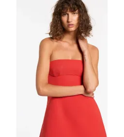 Sir The Label Spoerri Sculpted Mini Dress Red Size AU 6 for rent on The Volte - image 3