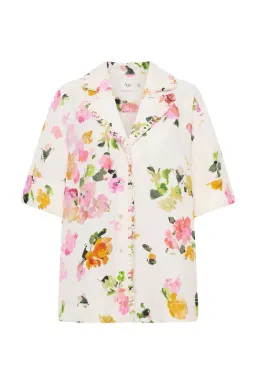 Aje Constance Whipstitch Shirt Scattered Floral Size 16 for rent on The Volte - image 4