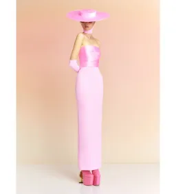 Solace London  The Afra Maxi Dress in Blush Size S/Au 8  for rent on The Volte - image 1