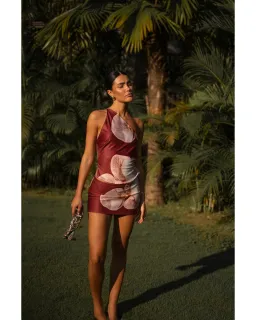 HNTR the label Sam Top and Skirt Set Orchid Size XS / AU 6  for rent on The Volte - image 3