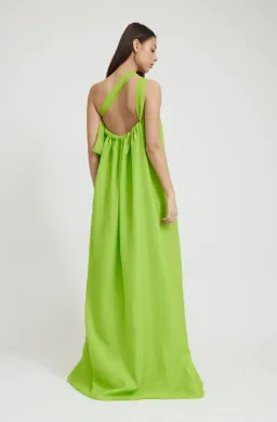 Tojha Lola Maxi Dress in Lime Green Size S / AU 8 for rent on The Volte - image 3