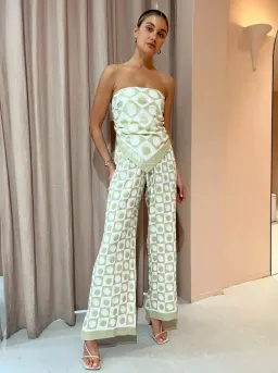 By Johnny Duality Scarf & Pant Set Print Size 8 for rent on The Volte - image 1