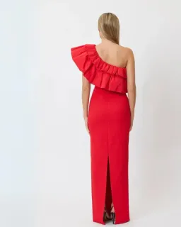 Bianca & Bridgett Ruby Dress Red Size 6  for rent on The Volte - image 2