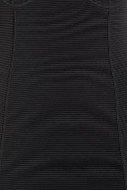 Aje Marisole Knit Midi Dress Black Size AU 10 for rent on The Volte - image 5