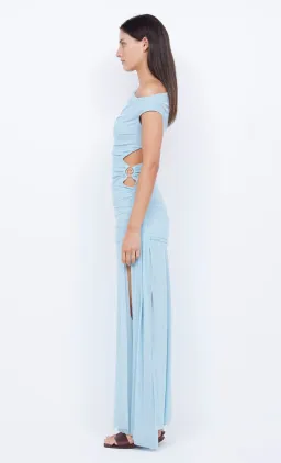 Bec & Bridge Kailani Asym Dress in Dolphin Blue Size XS / AU 6 for rent on The Volte - image 2