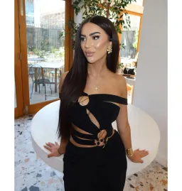 Khanums Kiyren Dress Black Size AU 6 for rent on The Volte - image 4