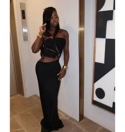 Khanums Kiyren Dress Black Size AU 6 for rent on The Volte - image 6