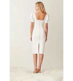 Bec & Bridge Noah White Mouth Midi Dress White Size 10 for rent on The Volte - image 2
