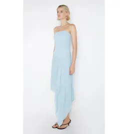 Bec & Bridge Elzette Strapless Midi Dress in Dolphin Blue Size AU 8 for rent on The Volte - image 2