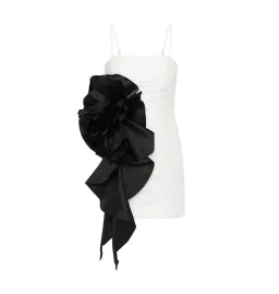 Aje Potion Spiral Mini Dress Ivory/Black Size AU 6 for rent on The Volte - image 5