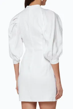 Joslin Studio Fleur Mini Dress White Size 8 for rent on The Volte - image 2
