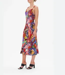 Camilla  Bias Slip With Wide Strap in Radical Birth Print Size L (AU 14) for rent on The Volte - image 6