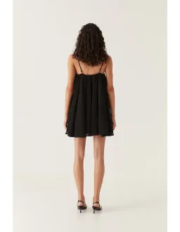 Aje Filigree Sweetheart Mini Dress Black Size 8 for rent on The Volte - image 3