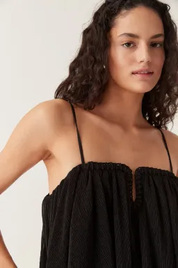 Aje Filigree Sweetheart Mini Dress Black Size 10 for rent on The Volte - image 4