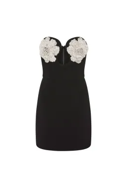 Rebecca Vallance Sachiel Mini Dress Black Size 8 for rent on The Volte - image 7