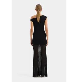 Sir the Label Indigo Twist Dress in Black Size 1 / AU 8 for rent on The Volte - image 3
