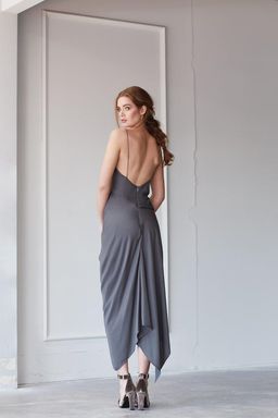 One Fell Swoop - June Dress in Khaki  for rent on The Volte - image 2