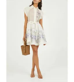 Zimmermann The Natura Flip Dress In Blue Iris Size 1/Au 10  for rent on The Volte - image 1