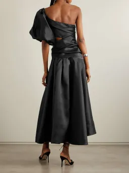 Alemais Regent Noir Gown Black Floral Size Au 6 for rent on The Volte - image 2